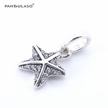 Popular Silver Charms Tropical Starfish Dangle Charm Fits For European Charms Bracelets For Woman DIY Beads Jewelry Making 2024 - buy cheap