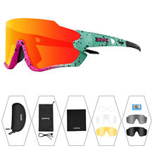 Óculos de ciclismo com 5 lentes, óculos de sol com lentes polarizadas para bicicleta, mtb, esportes ao ar livre, direção, pesca, 2021 2024 - compre barato