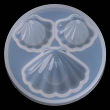 Silicone Seashell Shape Pendant Mold DIY Making Jewelry Resin Casting Craft Tool 2024 - buy cheap