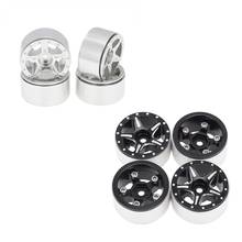 Llantas de Metal para coche teledirigido Axial SCX24 90081 1/24, 4 piezas, 1,0, buje de rueda, accesorios de mejora 2024 - compra barato