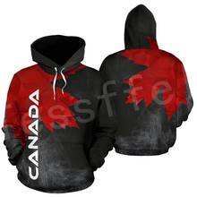 Tessffel Retro NewFashion Canada Country Flag Pullover Streetwear Funny Tracksuit Harajuku 3DPrinted Zipper/Hoodies/Jacket A-10 2024 - buy cheap