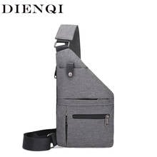 DIENQI Anti-theft Men's Shoulder Bags Waterproof Out Chest Bag Pack Male Body Breast Sling Bag Side Crossbody Bag For Men 2021 2024 - buy cheap