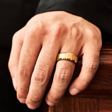 Мужское кольцо, обручальное кольцо, кольца из нержавеющей стали, розовые кольца для мужчин s Basic, мужские ювелирные изделия, подарок для Него 2024 - купить недорого