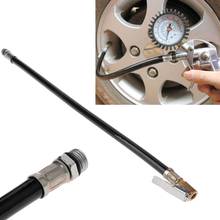 Air Tyre Inflator Pressure Car Auto Tire Pump Hose Gauge Flexible Hose Connector 2024 - buy cheap