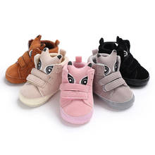 Winter Autumn New Thick Cotton Baby Shoes Cartoon Big Eyes Soft Non-slip Soled Newborn Toddler Shoes For Boy Girl Snow Boots 2024 - buy cheap