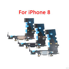 10 шт./лот для iPhone 8 Plus 8 Plus 4,7 дюймов 5,5 USB-коннектор для зарядной док-станции, разъем для зарядки, штекер, гибкий кабель 2024 - купить недорого