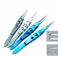 10.5cm Tissue Forceps ophthalmic tweezer Ophthalmic Microsurgery Instrument eye tools 2024 - buy cheap