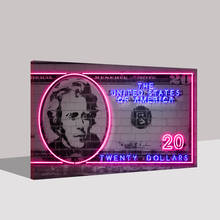 Pinturas de arte de parede em tela, pôsteres para decoração de casa, luzes de neon, pintura de personagem modular, hd, impresso, moldado para quarto 2024 - compre barato