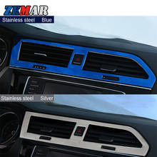 Car Dashboard Stickers For Volkswagen VW Tiguan MK2 2  2016 2017 2018 2019 2020 Auto Air AC Outlet Trim Covers Accessories 2024 - buy cheap