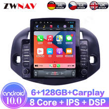 Reproductor Multimedia para coche Toyota, dispositivo con Android 10,0, 6 + 128GB, pantalla táctil IPS, Radio, navegación GPS, DSP, Carplay, para Toyota RAV4 2005 - 2013 2024 - compra barato