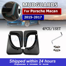 4 Pcs Car Mud Flaps Splash Guards Mudguard Mudflaps Fenders For Porsche Macan 2015 2016 2017 2024 - buy cheap