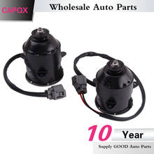 CAPQX 2PCS  RADIATOR & CONDERSEN Cooling Fan Motor OEM:16363-0V050 16363-0V060 FOR TOYOTA HIGHLANDER 2009  2010 2011 2012 2024 - buy cheap