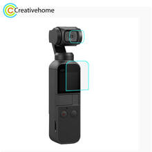 PULUZ HD Tempered Glass Lens Protector + Screen Film for DJI OSMO Pocket Gimbal 2024 - buy cheap