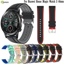 Hero Iand 22MM fashion Silicone Watch Strap For Huawei Honor Magic Watch 2 46mm smartWatch band Bracelet WirstStrap Accessories 2024 - buy cheap