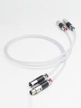 Yter HI-End посеребренный XLR аудио сбалансированный кабель HIFI XLR Мужской Женский аудио кабель 2024 - купить недорого