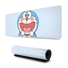 Alfombrilla de ratón Extra grande para juegos de Doraemon, alfombrilla de ratón Gaming de ordenador de goma Natural antideslizante con Borde de bloqueo, a la moda 2024 - compra barato