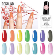 Красочный строительный Гель-лак для ногтей ROSALIND, прозрачный гель-лаки для ногтей, Полупостоянный УФ-гель для дизайна ногтей 2024 - купить недорого