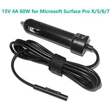 60W Dc Car Charger 15V Laptop Power Supply Adapter for Microsoft Surface Pro 5 6 7 5.1V USB Phone Charger for iPhone Samsung 2024 - buy cheap