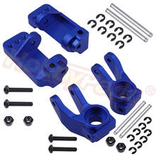 Bloques de volante de aluminio delantero, Base C Hub Carrier 3736 3632 para 1/10 Traxxas Slash 2WD / Stampede 2WD / Rustler VXL 2024 - compra barato