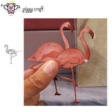 Piggy artesanato corte de metal morrer molde flamingo decoração scrapbook papel ofício faca molde lâmina soco estênceis 2024 - compre barato
