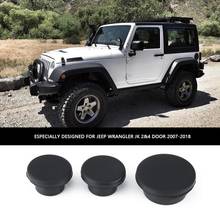 Tapón de goma para puerta trasera de Jeep Wrangler JK 2007-2018, accesorios de repuesto para transportador de neumáticos, enchufe de compuerta trasera, enchufe impermeable, 3 uds. 2024 - compra barato