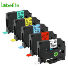 Labelife 5Pack 12mm TZe-231 TZe-431 TZe-531 TZe-631 TZe-731 hermano Compatible P-Touch etiqueta cinta para impresora de etiquetas 2024 - compra barato