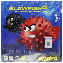 Andro Table Tennis Rubber Blowfish+ Aggressive Short Pimple Ping Pong Sponge Raw Glue Tenis De Mesa 2024 - buy cheap