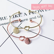 Розовое золото, посеребренный сплав, браслет с надписью, цепочка-змея, очаровательные браслеты для женщин, браслеты с подвесками 2024 - купить недорого
