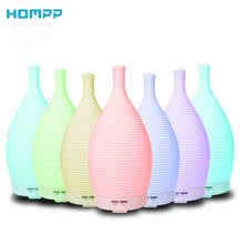 Ceramic Ultrasonic Diffuser Aromatherapy Essential Oil Purifier Diffuser Air Humidifier 100ml 7 Color LED Night Lights for House 2024 - buy cheap