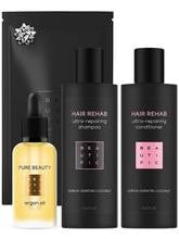 "ULTRA-REPAIRING HAIR TRIO SET Hair Rehab shampoo + Hair Rehab conditioner + organic Argan oi" BEAUTIFIC BTF0201 2024 - buy cheap