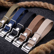 Weave Canvas Nato Strap 20mm 22mm Zulu Watch Strap Blue Green Replacement Wristband For Man Military Watch 2024 - buy cheap