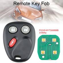 315Mhz 3 Buttons Remote Car Key Fob MYT3X6898B Fit for Buick Rainier / GMC Envoy / Chevy Trailblazer 2024 - buy cheap