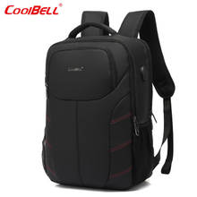 Рюкзак COOLBELL для ноутбука 15,6 дюйма, рюкзак, Модный деловой дорожный нейлоновый водонепроницаемый рюкзак с защитой от кражи, спортивный рюкзак 2024 - купить недорого