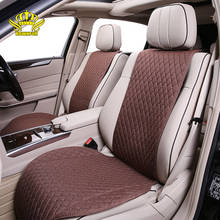 Universal Linen Car Seat cushion luxury Breathable Car Interior For Toyota Kia Hyundai Lada Renault flax Car Seat Shawl Covers 2024 - buy cheap
