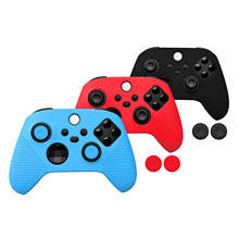 Anti-slip Protective Skin for XBox Series X S Controller Silicone Gel Case with Joystick Grips Analog Thumb Stick Caps 2024 - buy cheap