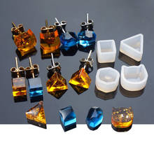 DIY Silicone Earring Ear Stud Mold Making Jewelry Resin Casting Mould Craft Tool 2024 - buy cheap