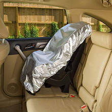 Protector solar para asiento de coche de bebé, parasol para niños, película de aluminio, Protector UV, cubierta aislante contra el polvo 2024 - compra barato