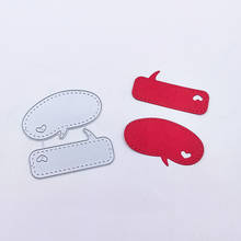 Message Label Metal Cutting Dies Scrapbooking Stencil Paper Card Craft Decorative Engraving Die Cut Craft Die Cut New 2024 - buy cheap