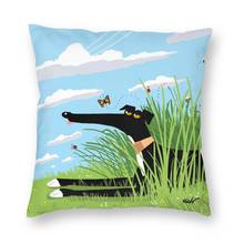 Fashion Greyhound Whippet Dog Pillow Case Home Decorative 3D Double Side Printing Sighthound Pattern Cushion Cover for Sofa 2024 - buy cheap