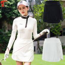 Minissaia feminina, saia esportiva atlética para golfe, mini vestido respirável para tênis, esportes de badminton, moda escolar, 2020 2024 - compre barato
