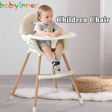 Babyinner-cadeira de jantar para bebês, 56cm, dobrável, assento acolchoado, portátil, mesa e cadeira multifuncional, produtos para bebês 2024 - compre barato