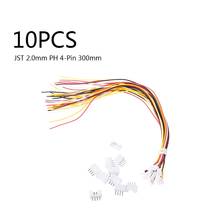 10 SETS Mini Micro JST 2.0 PH 4-Pin Connector plug with Wires Cables 300MM  2024 - buy cheap