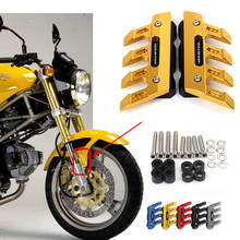 Для Ducati MONSTER 1200S M400 M620 M750 797 M797 S4R 900 1000 аксессуары для мотоциклов с ЧПУ, брызговик, защита, передний брызговик, ползунок 2024 - купить недорого