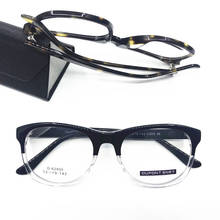 Винтажные овальные круглые очки из ацетата, оправа для очков с полным ободком, очки для коррекции миопии, оптические очки ручной работы 2024 - купить недорого