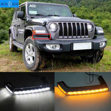 Pairs LED Daytime Running Light DRL Drive Lamp for Jeep Wrangler JK 08-15 1 order 2024 - buy cheap