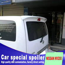 NV200 big ABS material high quality rear window roof wings spoiler for nissan NV200 2010 2012 2013 2014 2015 by primer paint 2024 - buy cheap