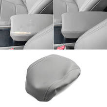 For Honda Civic 8th Sedan 2006 2007 2008 2009 2010 2011 Microfiber Leather Car Center Console Lid Armrest Pad Cover Trim Gray 2024 - buy cheap