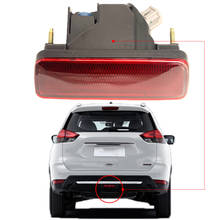 Luz trasera ABS para coche, Reflector central de parachoques trasero, luz antiniebla roja para Nissan x-trail T32 Rogue 2014-2020, accesorios 2024 - compra barato