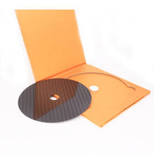 Free shipping HI END 0.2mm Carbon Fiber CD DVD Stabilizer Mat Top Tray Player Turntable 2024 - buy cheap