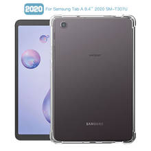 Shockproof Cover For Samsung Galaxy Tab A 8.4'' 2020 SM-T307U 8.4 inch Case TPU Silicon Transparent Cover Coque Fundas 2024 - buy cheap